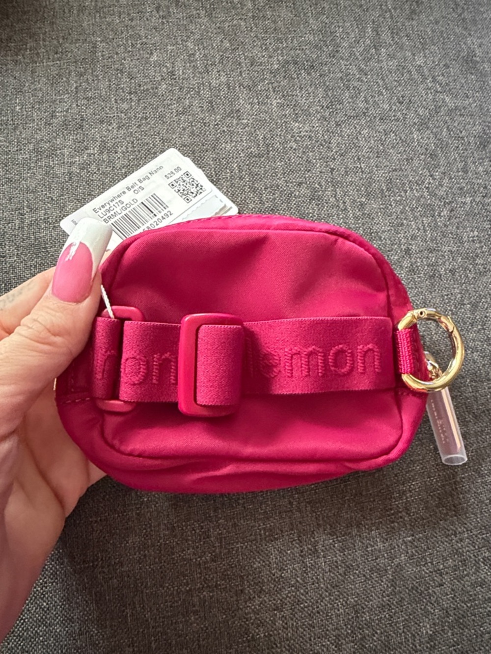 NEW Everywhere Belt Bag Nano in Berry Rumble - Picture 2 of 5